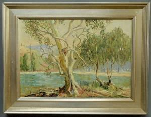 HAMBLIN Arthur 1933,Landscape painting of South Australia,1969,Wiederseim US 2009-06-20