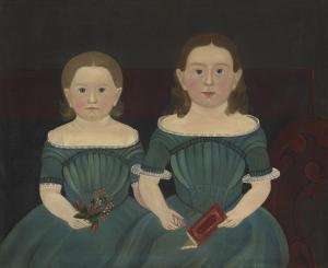 HAMBLIN Sturtevant J 1817-1884,MARY AND ELIZABETH HATHAWAY,1849,Christie's GB 2023-01-20