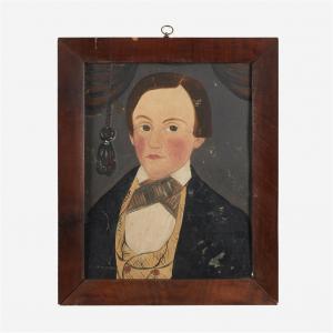 HAMBLIN Sturtevant J 1817-1884,Portrait of Samuel Franklin Parcher (1834-1913), Y,Freeman 2020-11-10