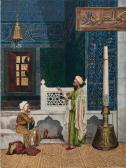 HAMDI BEY Osman 1842-1910,KORANIC INSTRUCTION,1890,Sotheby's GB 2019-10-22