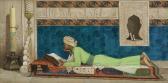 HAMDI BEY Osman 1842-1910,THE  SCHOLAR,1878,Sotheby's GB 2012-04-24