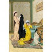 HAMDI BEY Osman 1842-1910,THE YELLOW DRESS,1881,Sotheby's GB 2005-11-16
