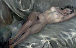 HAMEL Jack 1890-1951,Reclining nude,1937,Christie's GB 2007-03-06