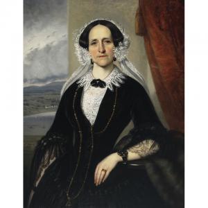 HAMEL Théophile 1817-1870,PORTRAIT OF MME CHARLES TURGEON (NEE EMILIE SAINT-,1855,Joyner 2007-11-20