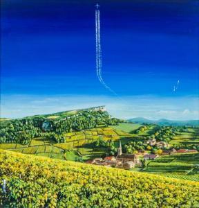 HAMILTON Colin,Vapour Trail Over Vergisson (Burgundy),Rowley Fine Art Auctioneers GB 2019-02-16