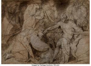 HAMILTON Gavin 1723-1798,Priam pleading with Achilles for the body of Hector,Heritage US 2019-06-07