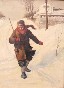 HAMILTON George Theodore 1884-1974,A winter stroll,1917,Bonhams GB 2005-04-24