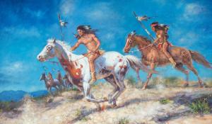 HAMILTON J 1900-1900,Indiens à cheval,Piguet CH 2018-09-26