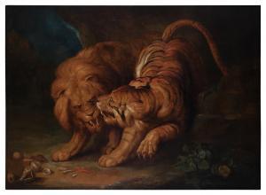 Hamilton John 1700,A lion and tiger,Sotheby's GB 2023-01-27