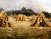 HAMILTON Lydia M,Hay Stacks,1892,Shapes Auctioneers & Valuers GB 2014-01-31