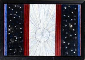 HAMILTON Mary 1900-1900,Red, 
White, 
Black & 
Blue,Stair Galleries US 2011-02-25