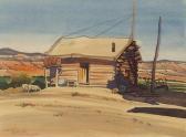 HAMLIN Edith Anne 1902-1992,Pioneer Cabin - Wayne Co. - Utah,John Moran Auctioneers US 2015-05-30