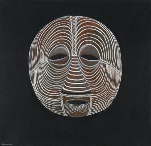 HAMLIN MILLER EVA 1911-1992,Luba Mask,c. 1968,Swann Galleries US 2020-01-30