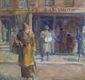 HAMLYN MARTIN FREDRICK 1886-1966,Street scene with figures,Peter Wilson GB 2013-11-27