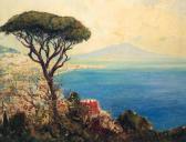 HAMMEL Otto 1866-1950,The Bay of Naples with Vesuvius beyond,Christie's GB 1998-10-22