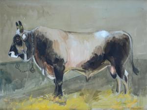 HAMMER Hans 1878-1917,Studio per toro,Galleria Pananti Casa d'Aste IT 2023-05-16