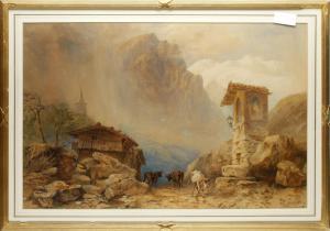 HAMMET A.A 1900-1900,View in the French Alps,1866,Bonhams GB 2013-02-20