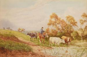 HAMMOND H.,CROSSING THE FORD,Ross's Auctioneers and values IE 2021-05-19