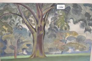 HAMMOND Henry 1914-1989,study of trees,Lawrences of Bletchingley GB 2019-04-30