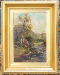 HAMMOND R. H,River Landscapes with figures,1900,Hansons GB 2022-10-14