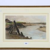 HAMMOND Thomas William 1854-1935,estuary at low tide,Burstow and Hewett GB 2023-04-06