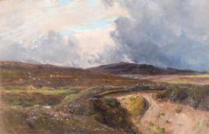 HAMMOND Thomas William 1854-1935,Open Landscape with Approaching Storm,Mellors & Kirk GB 2022-02-08