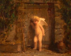 HAMON Jean Louis 1821-1874,Cupid at the Door,Skinner US 2023-11-02