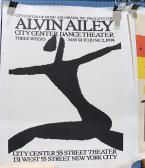 HAMPTON MICHAEL 1937,Alvin Ailey City Center Dance Theater,1974,Clars Auction Gallery US 2017-06-17
