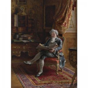 HAMZA Johann 1850-1927,reading for pleasure,Sotheby's GB 2006-10-24