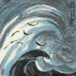 HAN YAN 1916-2011,FISHES,China Guardian CN 2016-03-26