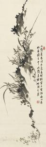 hanchul lee 1812-1900,Orchids and rocks,Christie's GB 2005-03-29