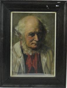 HANCOCK B,Portrait of a farmer,1903,Burstow and Hewett GB 2014-02-26