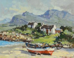 HANCOCK Bruce 1924-1994,Cottages and Boat,5th Avenue Auctioneers ZA 2023-06-04