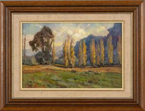 HANCOCK Bruce 1912-1990,landscape with trees,Ashbey's ZA 2023-02-24