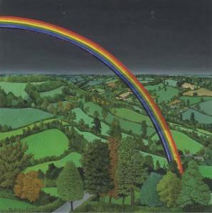 HANCOCK John 1896-1918,Landscape with a rainbow,Christie's GB 2005-06-30