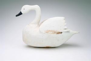 HANCOCK Miles 1888-1974,Very rare swan decoy,Guyette & Schmidt US 2024-02-10