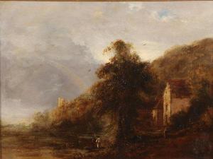 HANDLEY J.W 1800-1800,Landscape with Cottage,Jackson's US 2011-11-15