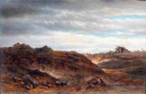 HANEDOES Louwrens 1822-1905,Hutje op de heide,1865,Venduehuis NL 2022-10-11