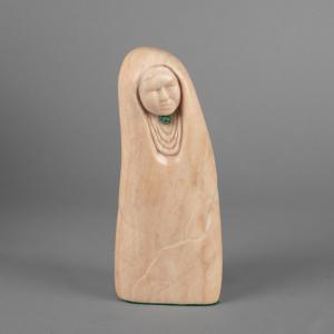 HANEY William L 1939-1992,Figure with Turquoise Necklace,1992,Santa Fe Art Auction US 2023-05-17