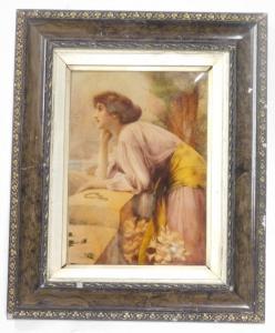 HANFSTAENGL Franz 1804-1877,lady in reflective mood,1896,Golding Young & Co. GB 2022-12-21