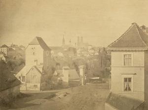 HANFSTAENGL Franz,View of the city of Munich over the Gasteig,1854,Galerie Bassenge 2023-06-14