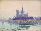 HANIN Rene 1873-1943,Notre-Dame de Paris,1925,Le Calvez FR 2012-10-14