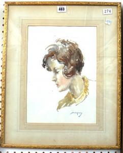 HANKEY William Lee 1869-1952,Head study,Bellmans Fine Art Auctioneers GB 2014-08-08