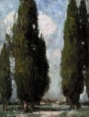 HANKEY William Lee 1869-1952,Lombardy poplars,Christie's GB 2010-11-17