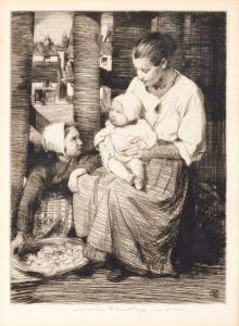 HANKEY William Lee 1869-1952,Maternal love,Tennant's GB 2024-01-12