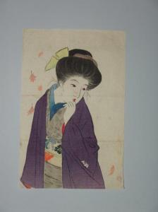 HANKO,Konobu et Chikucha, à sujet de femme,c. 1890,Neret-Minet FR 2011-01-24