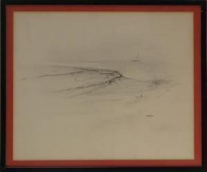 HANNA David 1941-1981,Maine Beach Scene,1965,Concept Gallery US 2010-10-16