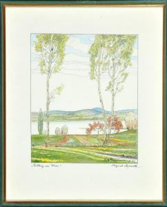 HANNEMANN hubert 1888-1955,Weite Landschaft am Fluss,1945,Allgauer DE 2017-01-12