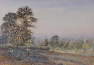 Hannett Clara,farm landscape,1907,Burstow and Hewett GB 2017-10-25