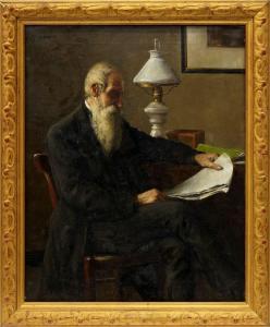 HANNO Fritz 1800-1800,Portrait of an elderly man seated at a table,Rosebery's GB 2016-03-23